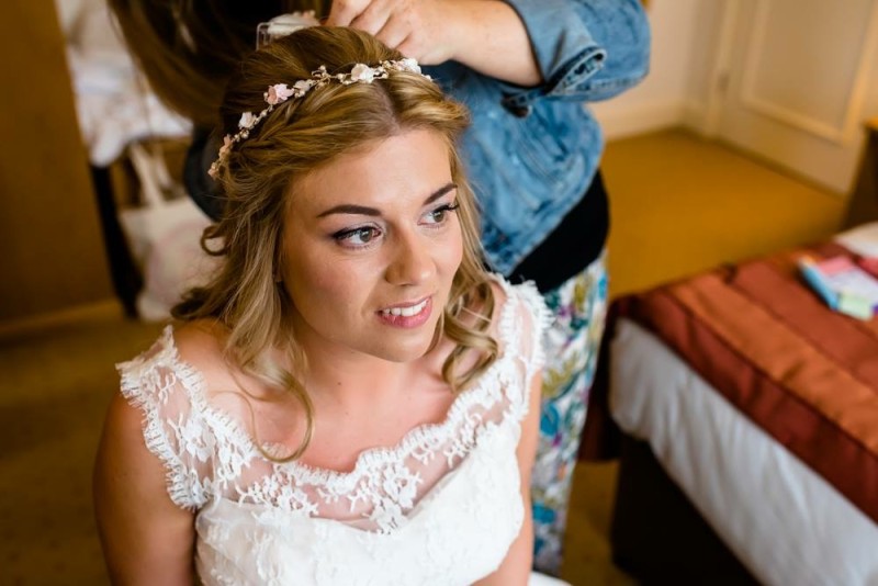 Shustoke barn wedding hair and makeup