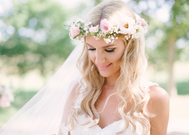 wedding hair and makeup in oxfordshire